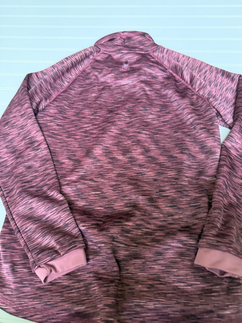 (185)Spyder Pink Space-Dyed Pullover Hoodie - Picture 6 of 6